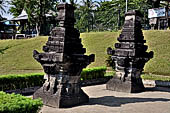 Candi Panataran - Miniature temples of the first courtyard. 